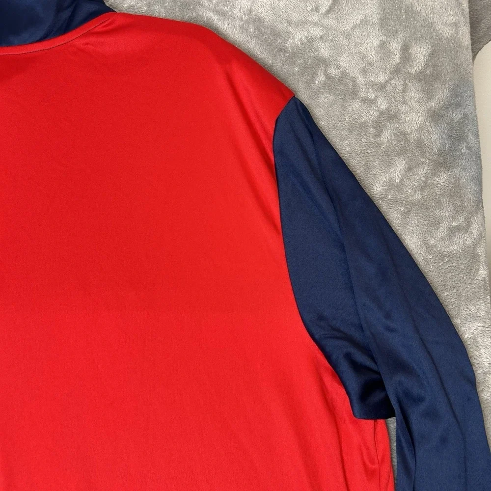 Washington Nationals 1/4-Zip Red Sweater Fanatics Quarter-Zip Pullover Men's 2XL